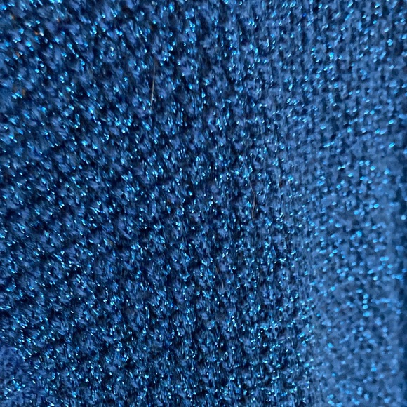 Joyce Sportswear Royal Blue Knit Crew Neck Sparkly Sweater Size XL - Picture 4 of 4